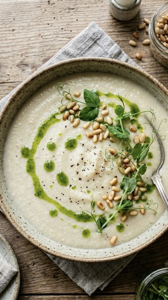 Väeviljade Maapirni-lillkapsa-kartuli püreesupp